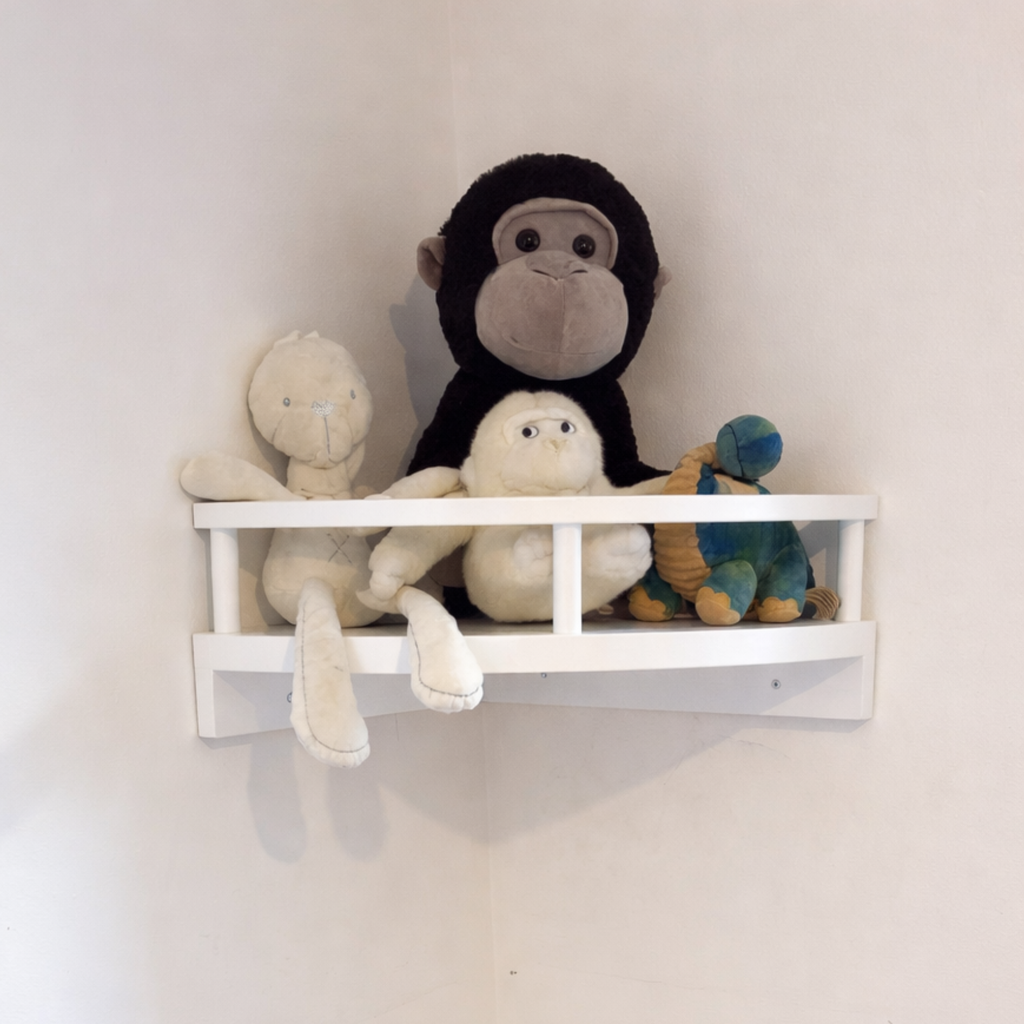Repisa Peluches Blanca